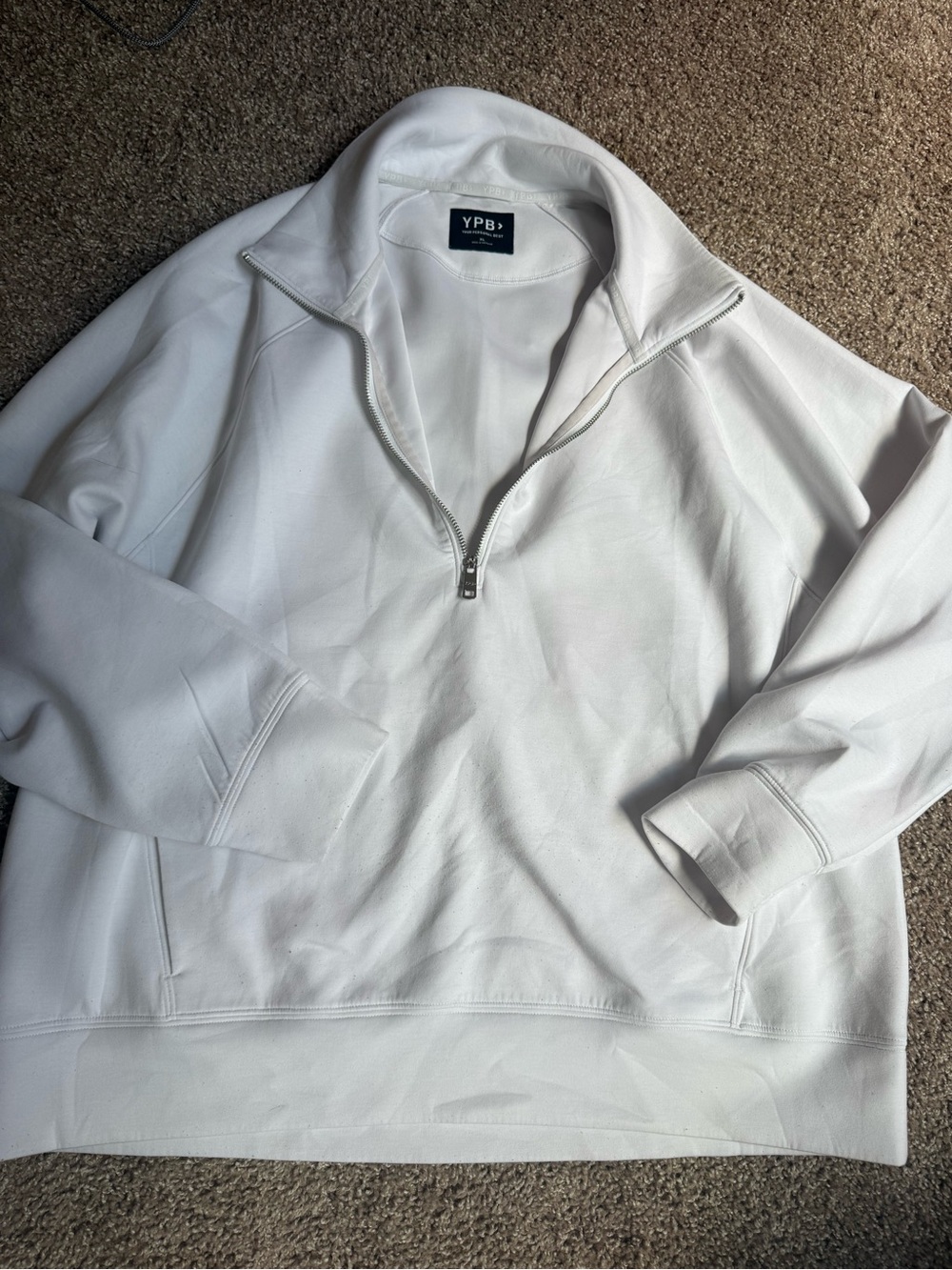 Abercrombie & Fitch YPB Quarter-Zip Pullover Sweater